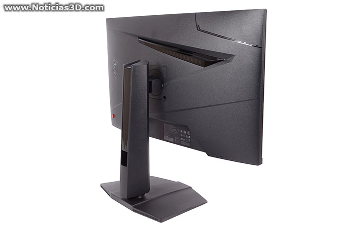 MSI MPG 274URF QD Cara trasera del monitor