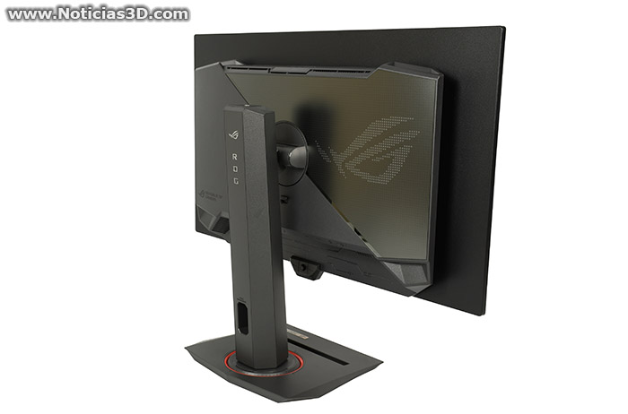 ASUS ROG Strix OLED XG27ACDNG Foto trasera del monitor